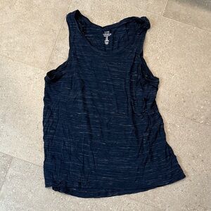 Gap Navy Blue Burnout Tank Medium Luxe
